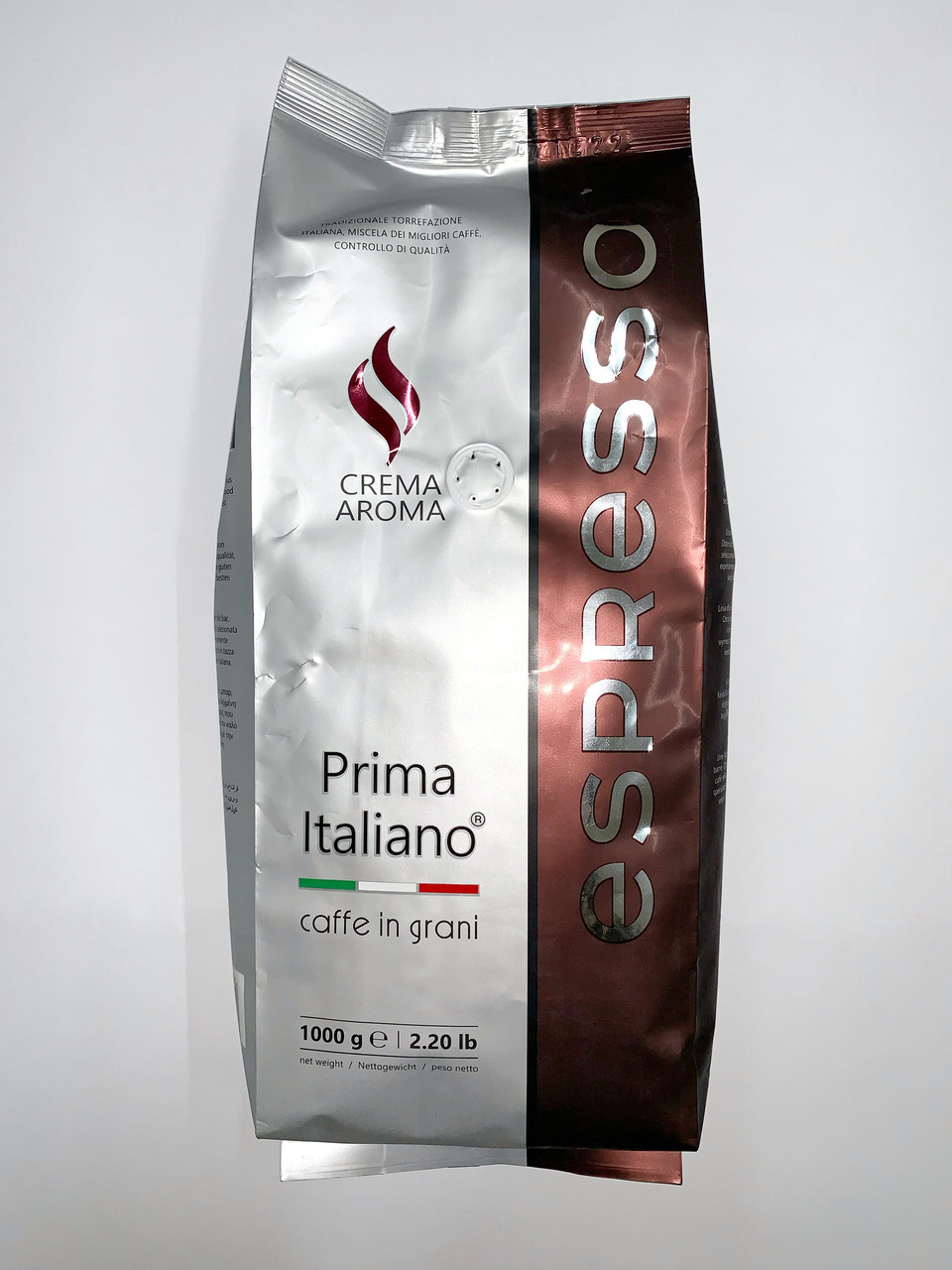 Кава в зернах Prima Italiano Espresso  Crema Aroma 1 кг