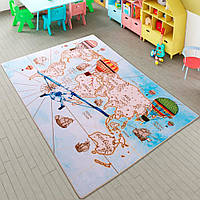 Килимок у дитячу кімнату Confetti Discover A. Mavi  Розмір 100х150 см