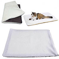Лежанка для домашних животных 60х90 см термостойкая подстилка тёплый коврик спальное место для собак и кошек