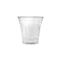Купольный стакан прозрачный пластиковый коктейльный ''P'' без крышки 250 мл 50шт/уп