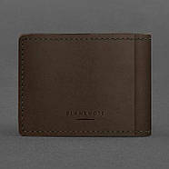 Універсальна шкіряна обкладинка для посвідчення (темно-коричнева) шкіра Crazy Horse, фото 3