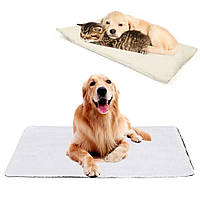 Лежанка для собак и кошек 60х90 см термостойкая подстилка тёплый коврик спальное место для домашних животных