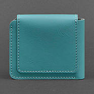 Портмоне з натуральної шкіри 4.2 (бірюзове), фото 2