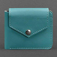 Портмоне з натуральної шкіри 4.2 (бірюзове), фото 5
