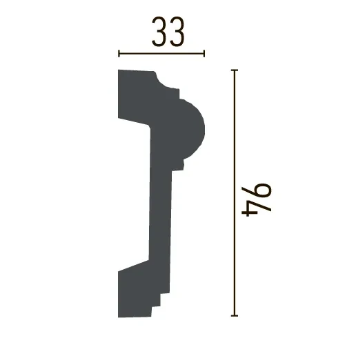 Молдинг стеновой из полиуретана Gaudi Decor CR3044 (2,44м) - фото 2 - id-p59618043