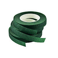 Флористична стрічка, тейп-стрічка темно- зелена