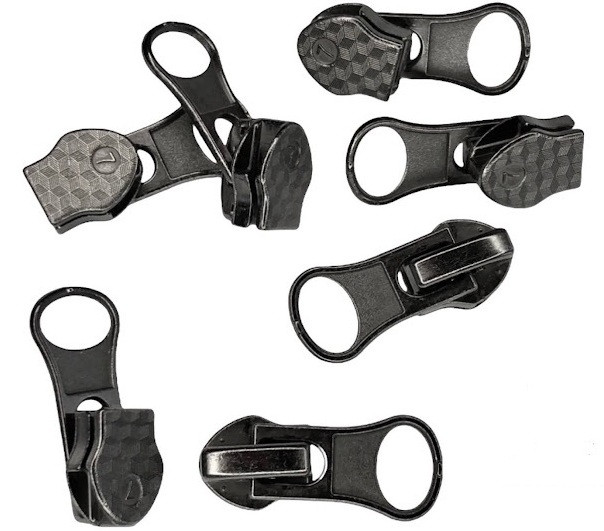 Бігунки для блискавки Спіраль тип 7 темний нікель