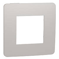 Рамка 1-постова шампань/білий Studio Color Unica New Schneider Electric (NU280224)