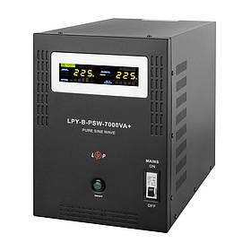 ДБЖ з правильною синусоїдою 48V LogicPower LPY-B-PSW-7000VA+(5000Вт)10A/20A