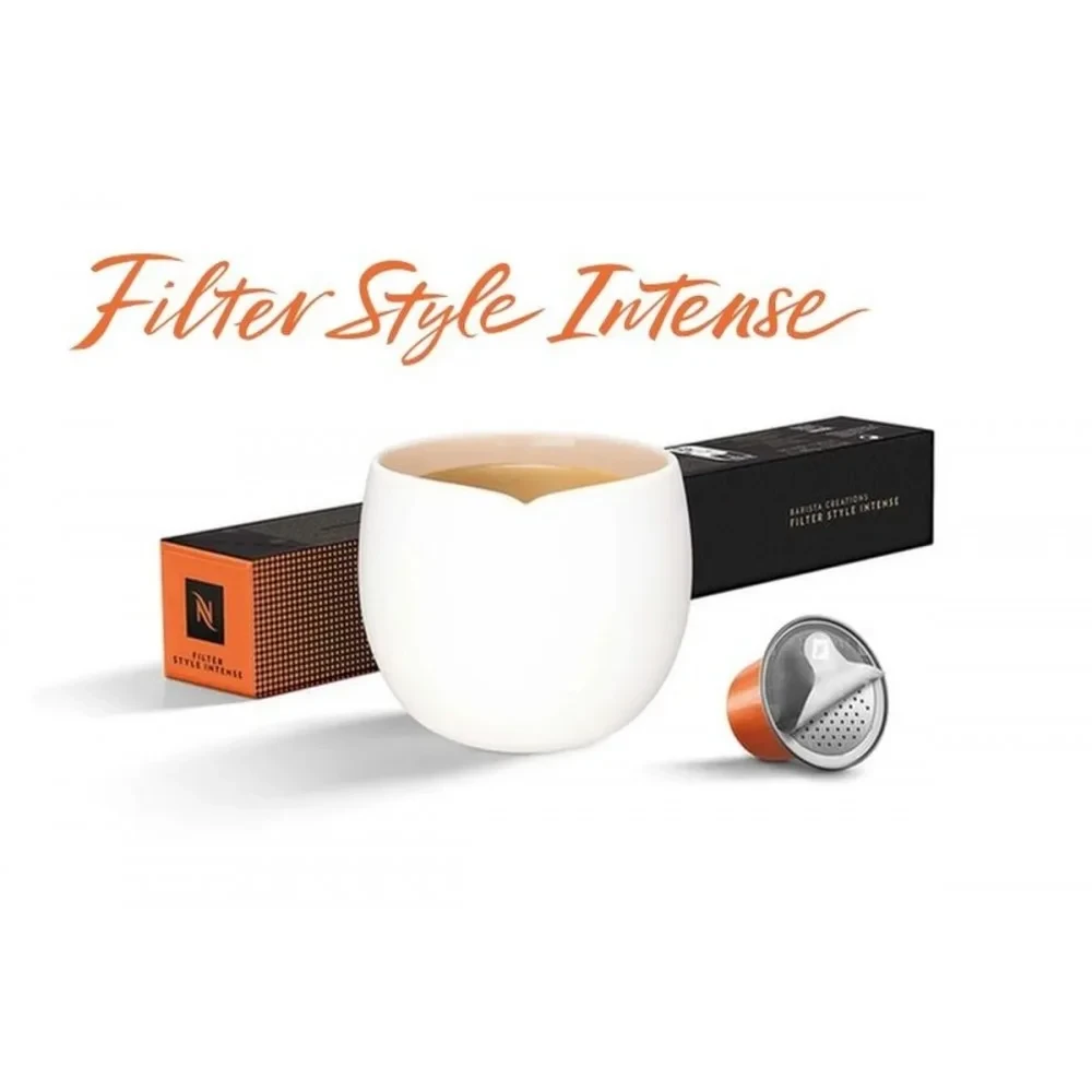 Кофе в капсулах Nespresso Filter Style Intense тубус 10 шт Швейцария Неспрессо насыщенный кофе с фильтром
