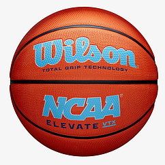 М'яч баскетбольний Wilson NCAA Elevate розмір 7 гумовий для гри на вулиці (WZ3006802XB07)