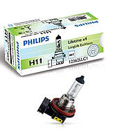 Галогенная автолампа Philips H11 LongLife EcoVision 12362LLECOС1 картон 12V 55W