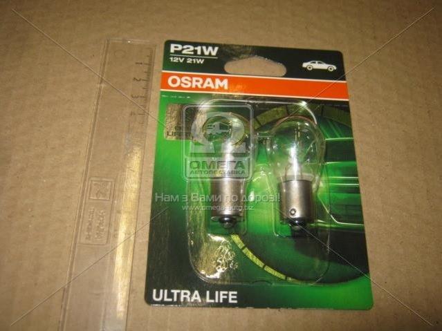 Лампа P21W OSRAM 7506ULT02B (9098113043, N0177328, N0177326) (ID