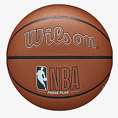 Баскетбольний м'яч Wilson NBA Forge Plus Eco розмір 7 композитна шкіра (WZ2010901XB07)