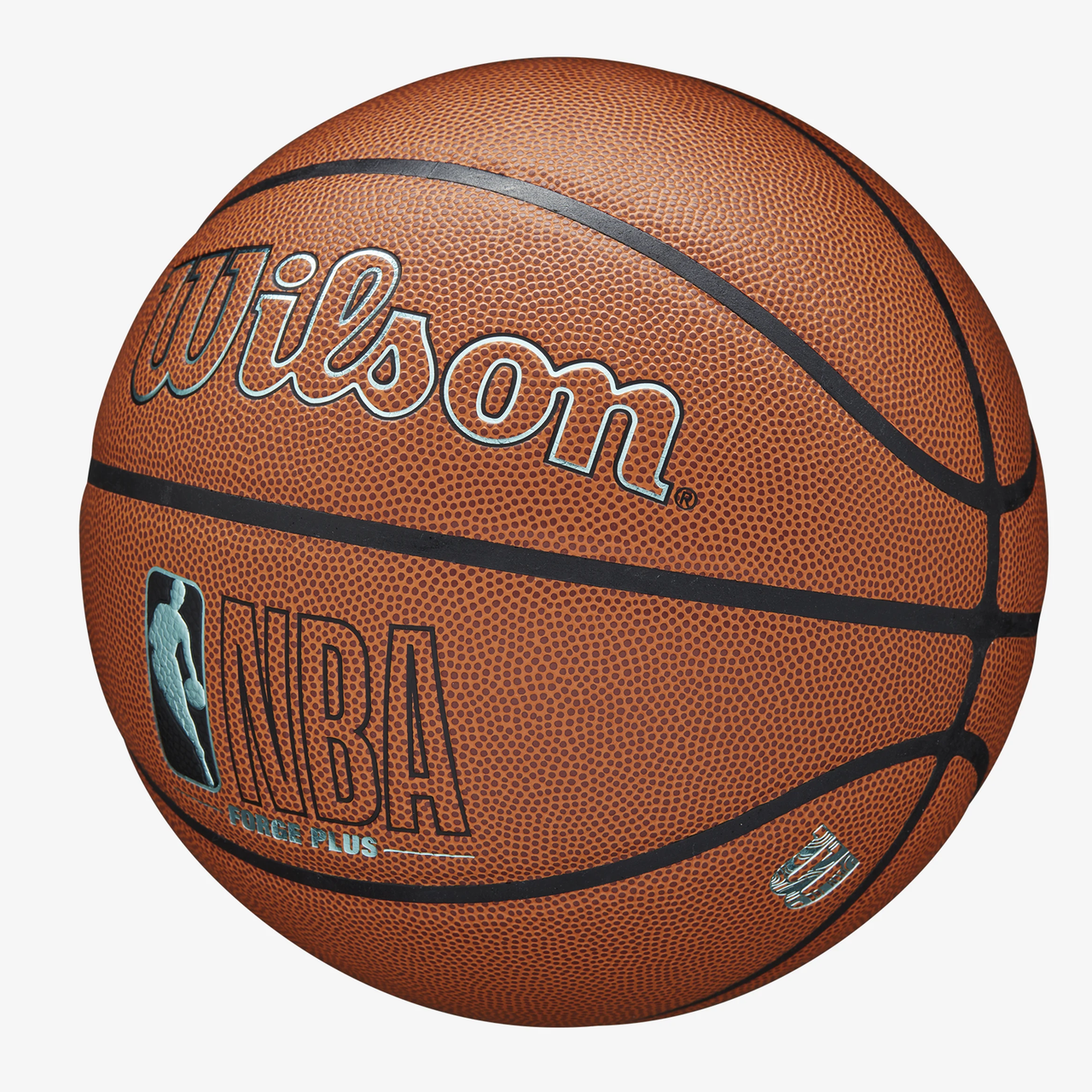 Мяч баскетбольный Wilson NBA Forge Plus Eco размер 7 композитная кожа (WZ2010901XB07) - фото 2 - id-p1560390636