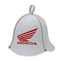 Банная шапка Luxyart "Honda", искусственный фетр, белый (LA-306)