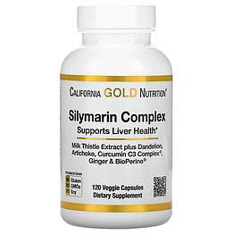 Silymarin Complex California Gold Nutrition 120 капсул
