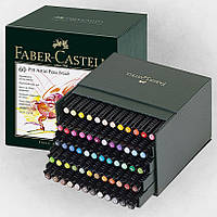 Набор капиллярных ручек-кисточек Faber-Castell PITT® ARTIST PEN BRUSH STUDIO BOX, 60 цветов, 167150