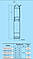 Глибокий насос для свердловини Насоси + 75 SWS 3-55-0,75 + муфта, кабель 2 м. 5,4 м3/год, фото 2