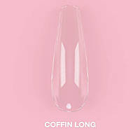 Гелевые типсы для наращивания Luna Coffin Long - 500 шт.