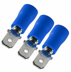 Наконечник-конектор "папа" MDD2-187 4,75x0,5-0,8 (упак.100шт)