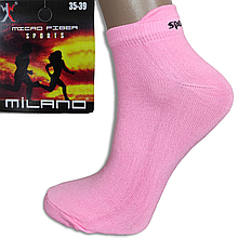 Шкарпетки жіночі короткі рожеві 35-39