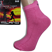 Шкарпетки жіночі короткі мікрофібра бузкові 35-39