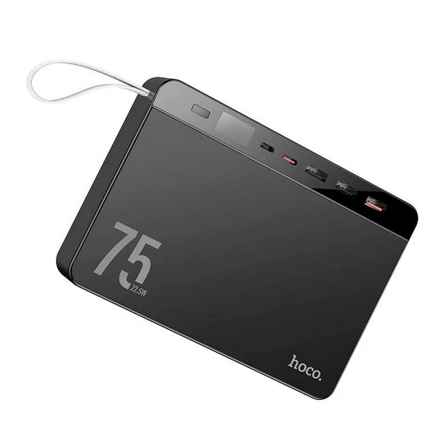 УМБ Powerbank Hoco J94 Overlord 75000mAh 22.5W чорний