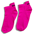 Шкарпетки жіночі короткі мікрофібра фуксія 35-39, фото 2