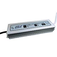 Блок живлення 100 Вт для світлодіодів герметичний компактний ELF, 12 В, 100 Вт, метал, IP67
