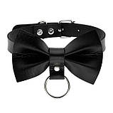 Сексуальний чокер з бантом - Чорний - Садо-мазо, фото 2