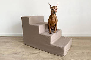 Сходинки для собак Beige 4х-рівневі 72х40х48 см