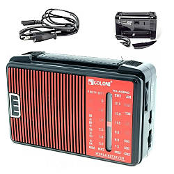 Акумуляторний радіоприймач від мережі, Golon RX-A08AC / Міні FM радіо / Портативне радіо