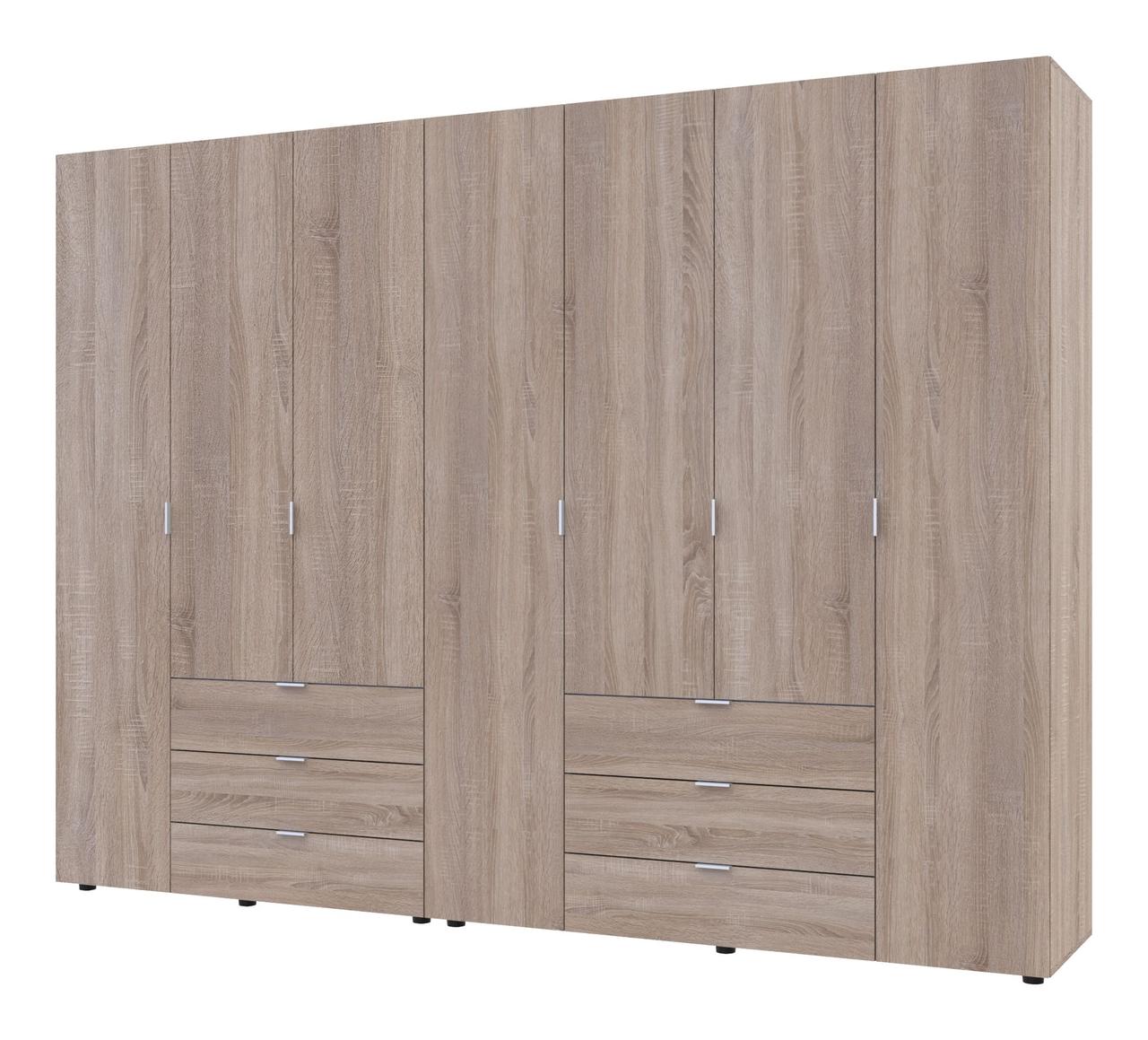 Комплект шаф для одягу "Гелар" 271х50х203 см. 3+4, Дуб сонома, фото 1