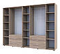 Комплект шаф для одягу "Гелар" 271х50х203 см. 3+4, Дуб сонома, фото 3