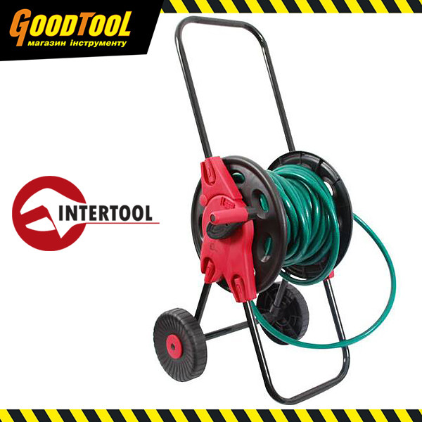 Котушка на колесах для шланга 1/2" (до 45 м), PP, steel, ABS INTERTOOL GE-3003