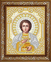 Схема для вышивки бисером Св. Великомученик Целитель Пантелеймон в жемчуге