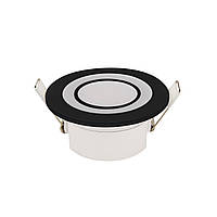 Точечный LED светильник врезной CARTER-5 5W 4200K (черный) Horoz 016-072-0005-020