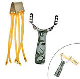 Рогатка металева для спорту, риболовлі, фото 4