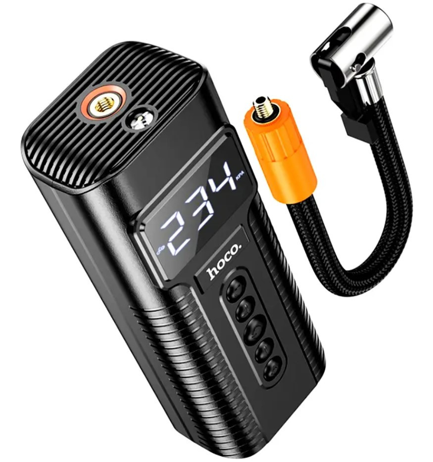 Компресор портативний HOCO Roys smart PH55, чорний