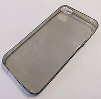 Чохол для iPhone 4 / 4s силіконовий ультратонкий прозорий сірий