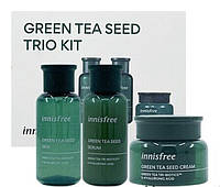 INNISFREE Green Tea Seed Trio Kit набор увлажняющих миниатюр