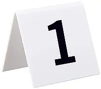 Таблички с номерами для столов 100*100 мм