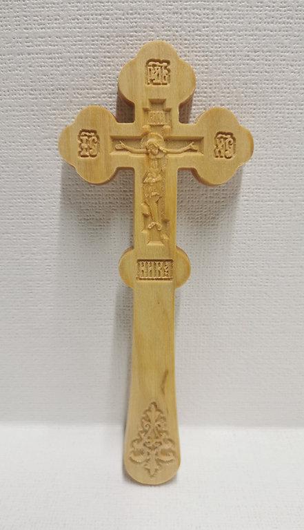 Православний Хрест різьблений малий 75х192см з вільхи