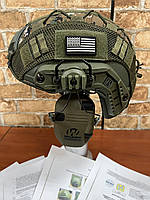 Шлем FAST USA (Оригинал), Walkers Razor Активные шумоподавляющие наушники США 2023 Шлем тактический NIJ IIIA