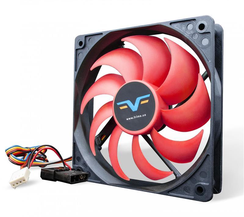 Вентилятор Frime (FF120252BBPWM) 120x120x25 мм, 2Ball Bearing, Black, фото 1