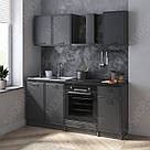 Кухонний комплект меблів 1.2 м верх, 1.8 м низ з МДФ фасадом Кухня з тумбою під духову шафу та для мийки, фото 8