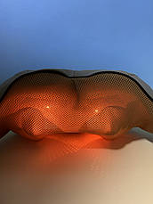 Масажер для шиї, плечей і спини з ІЧ-прогріванням Massager of Neck Kneading, фото 3