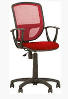 Компьютерное офисное кресло для персонала Бетта красное, Betta GTP Freestyle PL62 ткань OH-6/C-16 Новый Стиль