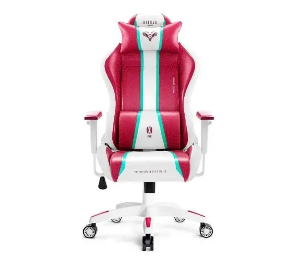 Кресло игровое Diablo Chairs X-One 2.0 King Size Candy Rose (эко кожа) - фото 1 - id-p1806817863